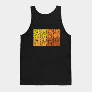 Feelin' Groovy Colorful Word Art Tank Top